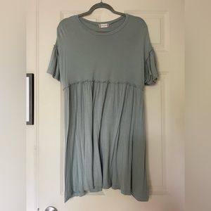 Altar’d State Sage/Blue mini dress